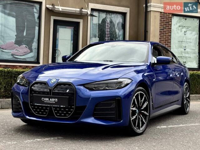 Синий БМВ i4, объемом двигателя 0 л и пробегом 16 тыс. км за 38500 $, фото 1 на Automoto.ua