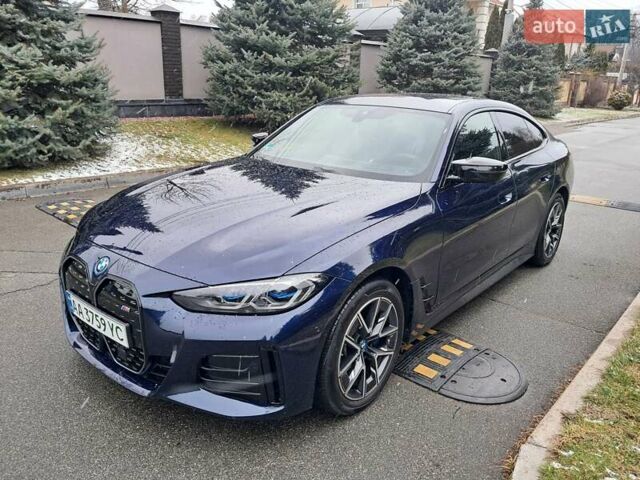 Синий БМВ i4, объемом двигателя 0 л и пробегом 9 тыс. км за 49400 $, фото 1 на Automoto.ua
