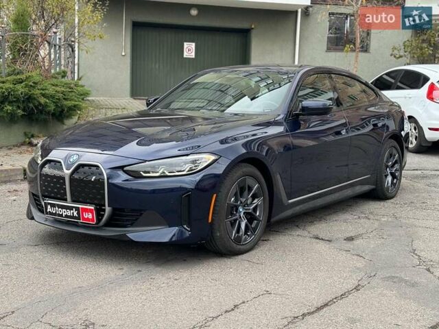 Синий БМВ i4, объемом двигателя 0 л и пробегом 16 тыс. км за 32990 $, фото 1 на Automoto.ua