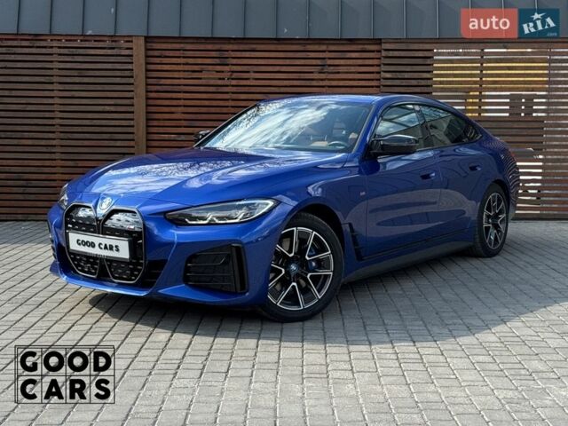 Синий БМВ i4, объемом двигателя 0 л и пробегом 3 тыс. км за 55000 $, фото 1 на Automoto.ua