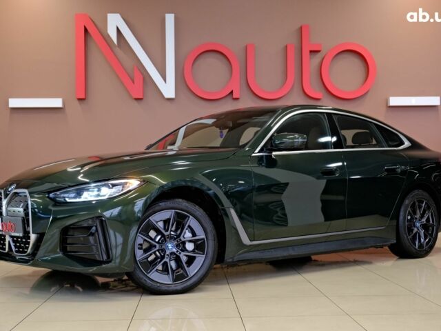 Зеленый БМВ i4, объемом двигателя 0 л и пробегом 3 тыс. км за 37900 $, фото 1 на Automoto.ua