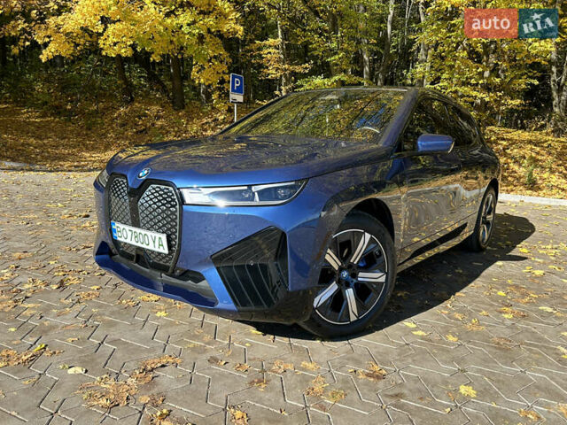 Синій БМВ iX, об'ємом двигуна 0 л та пробігом 12 тис. км за 72000 $, фото 1 на Automoto.ua