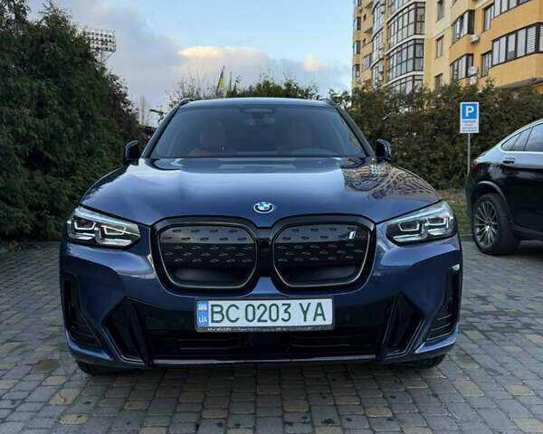 Синій БМВ iX3, об'ємом двигуна 0 л та пробігом 68 тис. км за 42000 $, фото 1 на Automoto.ua