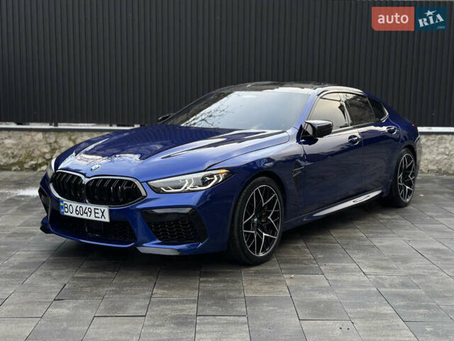 Синий БМВ M8 Gran Coupe, объемом двигателя 4.39 л и пробегом 48 тыс. км за 104000 $, фото 1 на Automoto.ua