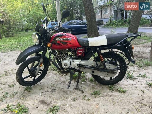 Красный Баджадж Boxer 125X, объемом двигателя 0.12 л и пробегом 55 тыс. км за 624 $, фото 1 на Automoto.ua