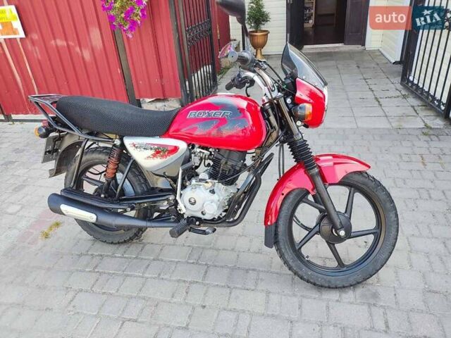Красный Баджадж Boxer 150, объемом двигателя 0.14 л и пробегом 14 тыс. км за 1050 $, фото 1 на Automoto.ua