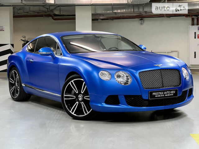 Синій Бентлі Continental GT, об'ємом двигуна 6 л та пробігом 43 тис. км за 55000 $, фото 1 на Automoto.ua