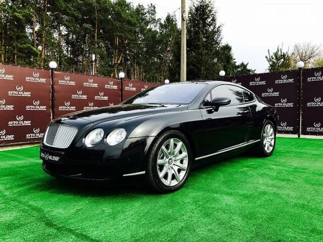 Чорний Бентлі Continental, об'ємом двигуна 6 л та пробігом 67 тис. км за 45500 $, фото 1 на Automoto.ua