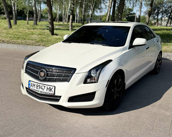 Белый Кадиллак АТС, объемом двигателя 2 л и пробегом 140 тыс. км за 13500 $, фото 1 на Automoto.ua