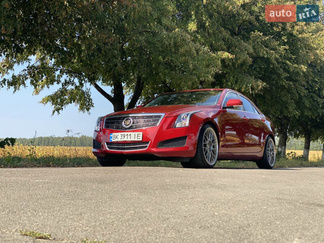 Красный Кадиллак АТС, объемом двигателя 2 л и пробегом 181 тыс. км за 12500 $, фото 1 на Automoto.ua