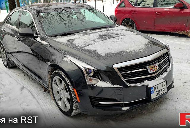 Серый Кадиллак АТС, объемом двигателя 2.5 л и пробегом 620 тыс. км за 13900 $, фото 1 на Automoto.ua
