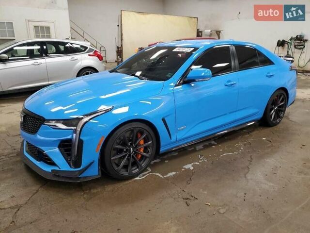 Синій Каділак CT4-V, об'ємом двигуна 3.6 л та пробігом 8 тис. км за 22800 $, фото 1 на Automoto.ua