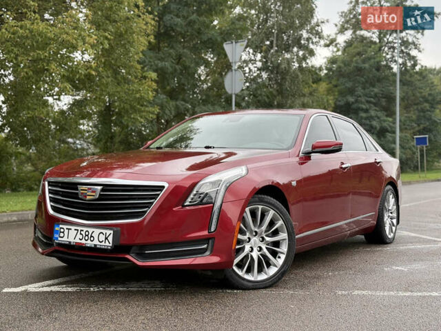 Красный Кадиллак CT6, объемом двигателя 3.7 л и пробегом 39 тыс. км за 24900 $, фото 1 на Automoto.ua