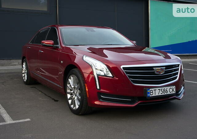 Красный Кадиллак CT6, объемом двигателя 3.6 л и пробегом 24 тыс. км за 39000 $, фото 1 на Automoto.ua