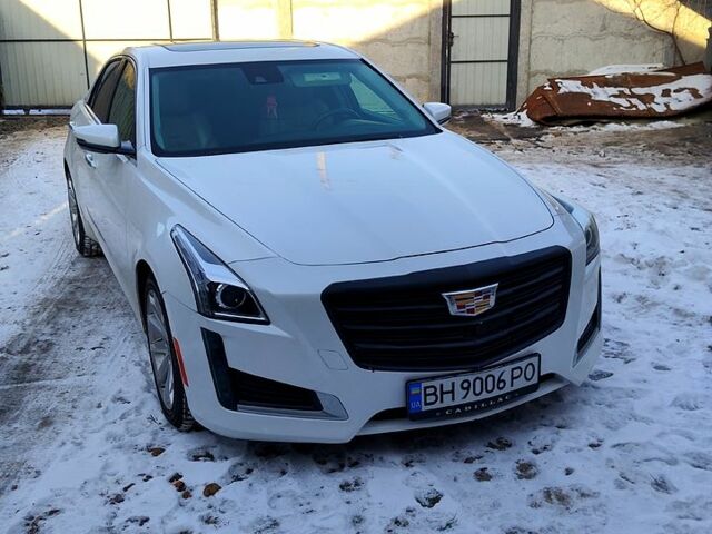 Белый Кадиллак СТС, объемом двигателя 3.6 л и пробегом 164 тыс. км за 15200 $, фото 1 на Automoto.ua