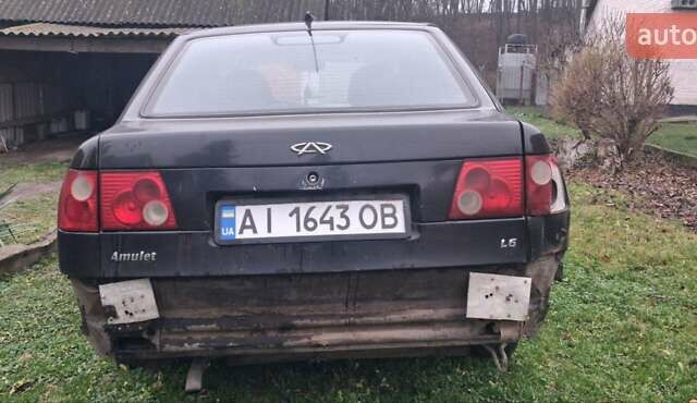 Черный Чери Амулет, объемом двигателя 1.6 л и пробегом 130 тыс. км за 900 $, фото 1 на Automoto.ua