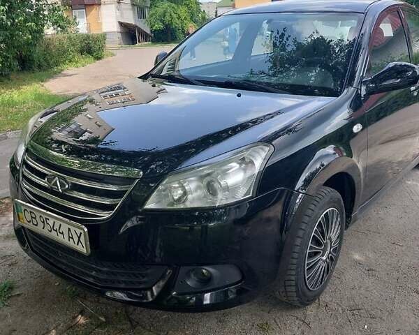 Черный Чери Е5, объемом двигателя 1.5 л и пробегом 160 тыс. км за 4200 $, фото 1 на Automoto.ua
