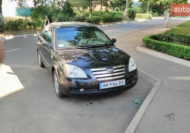 Черный Чери Элара, объемом двигателя 2 л и пробегом 87 тыс. км за 3600 $, фото 1 на Automoto.ua