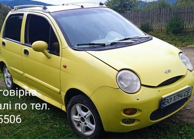Желтый Чери Джагги, объемом двигателя 1.1 л и пробегом 280 тыс. км за 1800 $, фото 1 на Automoto.ua