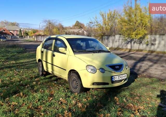 Жовтий Чері Джаггі, об'ємом двигуна 1.3 л та пробігом 167 тис. км за 1700 $, фото 1 на Automoto.ua