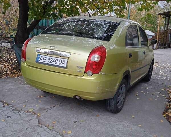Жовтий Чері Джаггі, об'ємом двигуна 1.3 л та пробігом 221 тис. км за 1900 $, фото 1 на Automoto.ua