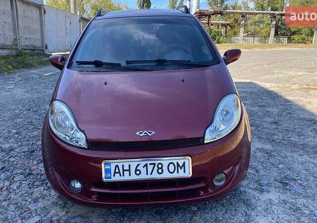 Красный Чери Кимо, объемом двигателя 1.3 л и пробегом 105 тыс. км за 3000 $, фото 1 на Automoto.ua