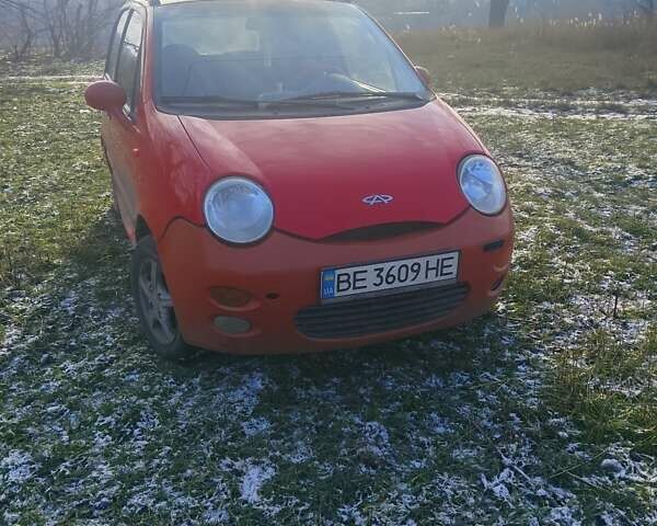 Красный Чери Кью Кью, объемом двигателя 1.1 л и пробегом 175 тыс. км за 2600 $, фото 1 на Automoto.ua