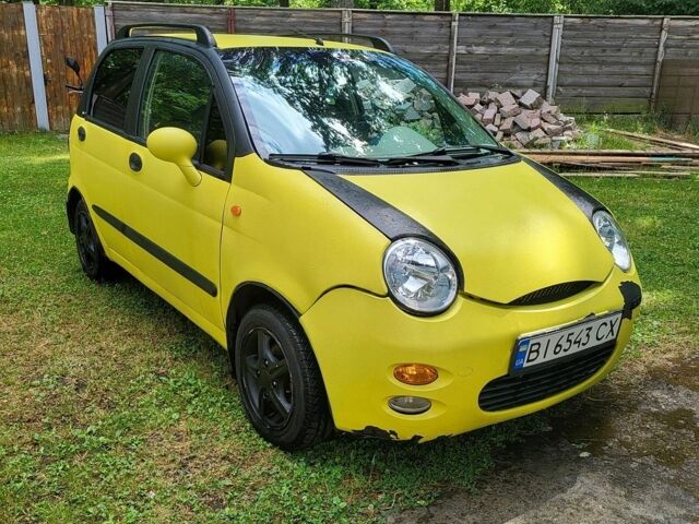 Жовтий Чері Кью Кью, об'ємом двигуна 0.8 л та пробігом 67 тис. км за 2200 $, фото 1 на Automoto.ua