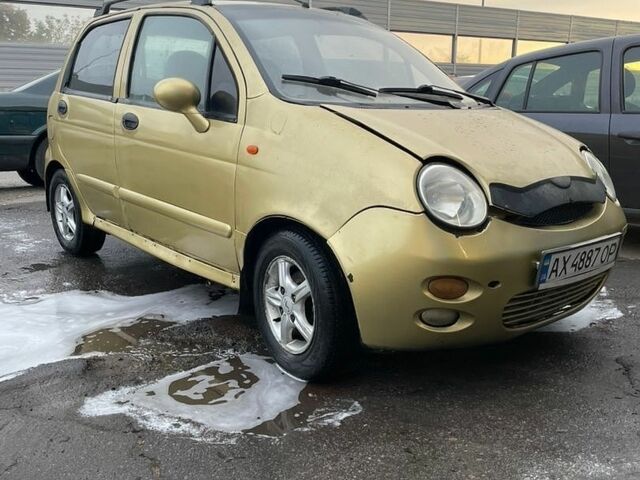 Жовтий Чері Кью Кью, об'ємом двигуна 1.08 л та пробігом 200 тис. км за 1250 $, фото 1 на Automoto.ua