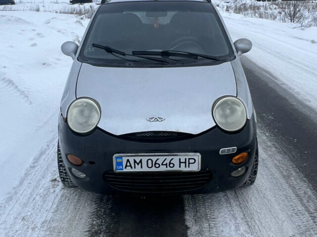 Сірий Чері Кью Кью, об'ємом двигуна 1.08 л та пробігом 150 тис. км за 1500 $, фото 1 на Automoto.ua