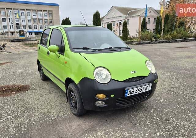 Зеленый Чери Кью Кью, объемом двигателя 1.08 л и пробегом 115 тыс. км за 2100 $, фото 1 на Automoto.ua
