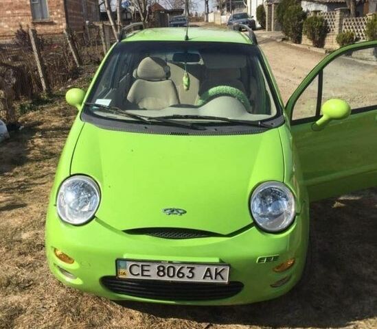 Зеленый Чери Кью Кью, объемом двигателя 1.08 л и пробегом 101 тыс. км за 2400 $, фото 1 на Automoto.ua