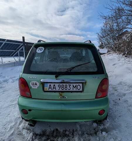 Зелений Чері Кью Кью, об'ємом двигуна 1.1 л та пробігом 97 тис. км за 2500 $, фото 1 на Automoto.ua