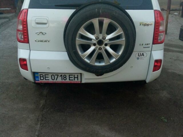 Белый Чери Тигго, объемом двигателя 1.8 л и пробегом 106 тыс. км за 7500 $, фото 1 на Automoto.ua