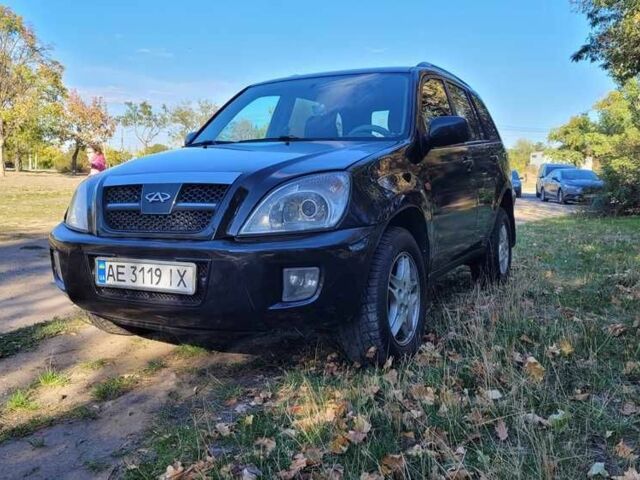 Черный Чери Тигго, объемом двигателя 2 л и пробегом 223 тыс. км за 4000 $, фото 1 на Automoto.ua