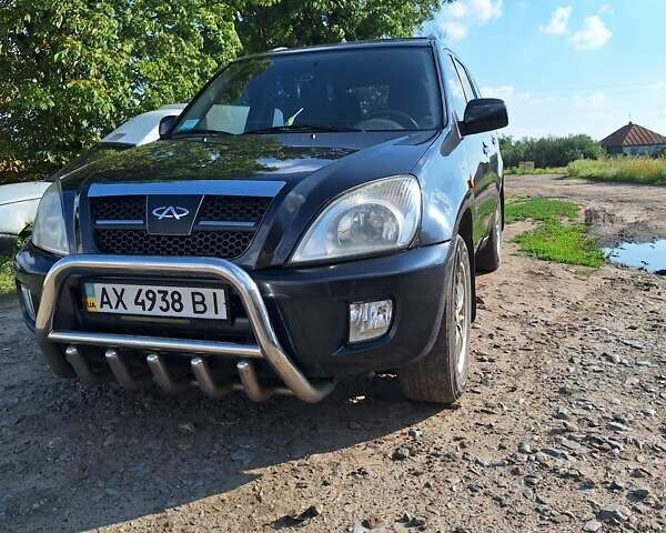 Чорний Чері Тігго, об'ємом двигуна 2 л та пробігом 125 тис. км за 3850 $, фото 1 на Automoto.ua