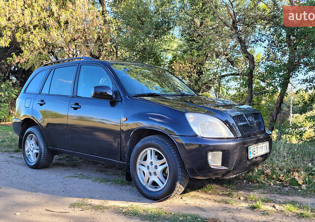 Черный Чери Тигго, объемом двигателя 2 л и пробегом 223 тыс. км за 4000 $, фото 1 на Automoto.ua