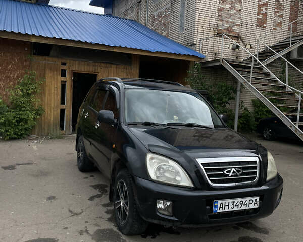 Чорний Чері Тігго, об'ємом двигуна 2 л та пробігом 147 тис. км за 4000 $, фото 1 на Automoto.ua