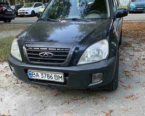 Чорний Чері Тігго, об'ємом двигуна 2 л та пробігом 228 тис. км за 4000 $, фото 1 на Automoto.ua