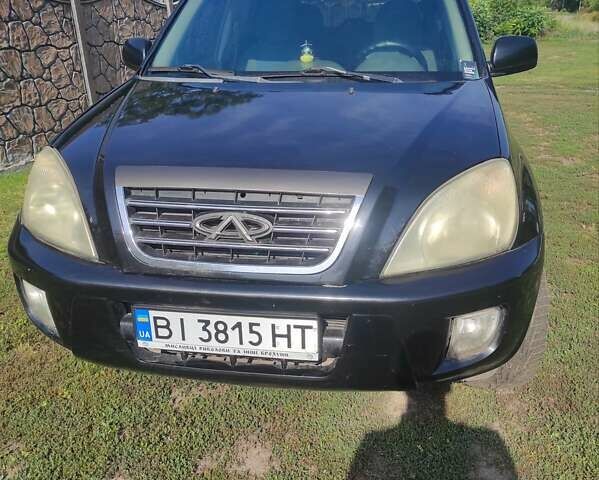 Черный Чери Тигго, объемом двигателя 2.35 л и пробегом 250 тыс. км за 3500 $, фото 1 на Automoto.ua