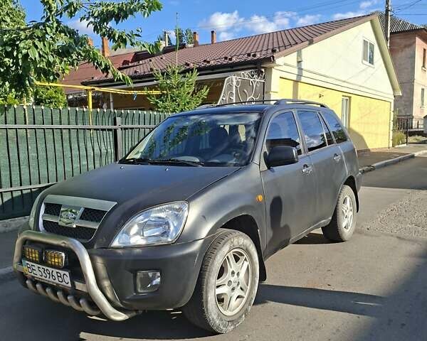 Чорний Чері Тігго, об'ємом двигуна 2 л та пробігом 160 тис. км за 3700 $, фото 1 на Automoto.ua