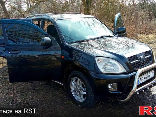 Черный Чери Тигго, объемом двигателя 2 л и пробегом 278 тыс. км за 4200 $, фото 1 на Automoto.ua