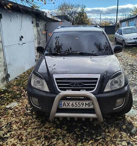 Черный Чери Тигго, объемом двигателя 2 л и пробегом 270 тыс. км за 3500 $, фото 1 на Automoto.ua