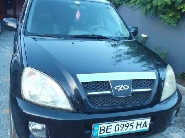 Черный Чери Тигго, объемом двигателя 2.4 л и пробегом 180 тыс. км за 4000 $, фото 1 на Automoto.ua