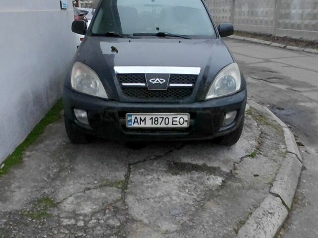 Чорний Чері Тігго, об'ємом двигуна 2 л та пробігом 287 тис. км за 2700 $, фото 1 на Automoto.ua