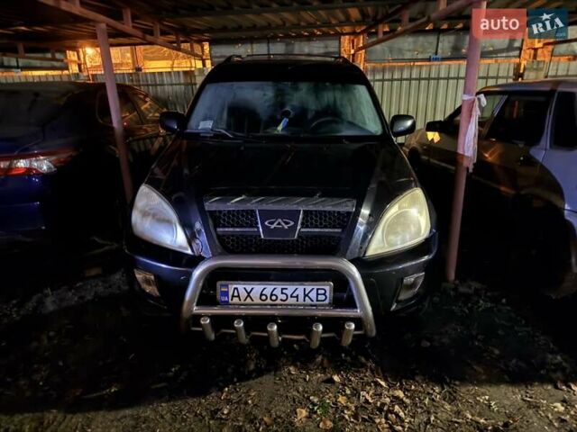 Черный Чери Тигго, объемом двигателя 2 л и пробегом 170 тыс. км за 3000 $, фото 1 на Automoto.ua