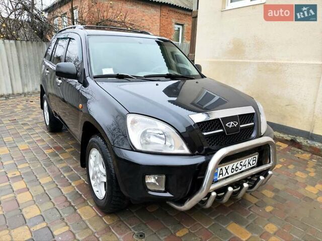 Чорний Чері Тігго, об'ємом двигуна 2 л та пробігом 170 тис. км за 4300 $, фото 1 на Automoto.ua