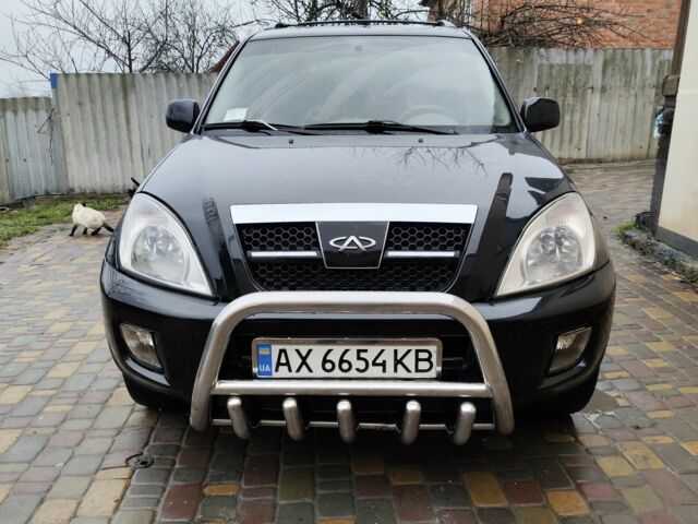 Чорний Чері Тігго, об'ємом двигуна 2 л та пробігом 170 тис. км за 4300 $, фото 1 на Automoto.ua