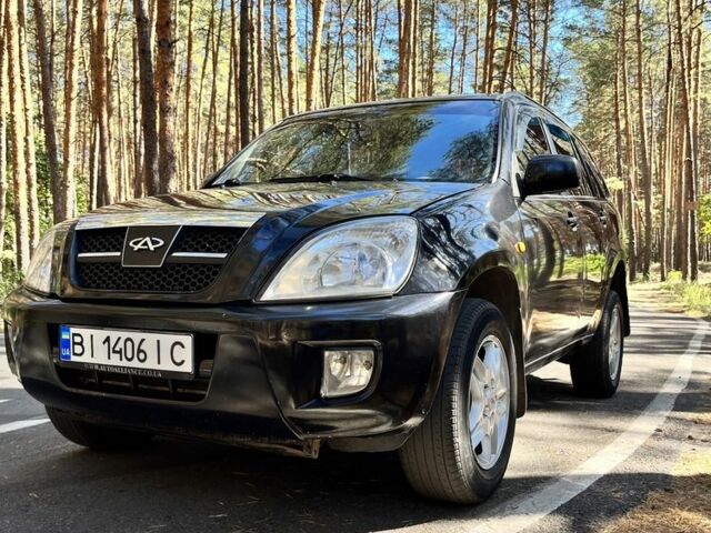 Чорний Чері Тігго, об'ємом двигуна 2 л та пробігом 250 тис. км за 3200 $, фото 1 на Automoto.ua