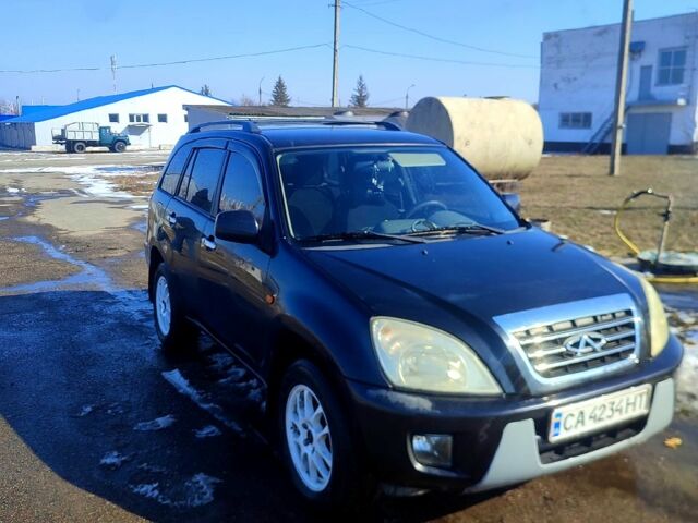Черный Чери Тигго, объемом двигателя 24 л и пробегом 160 тыс. км за 4600 $, фото 1 на Automoto.ua